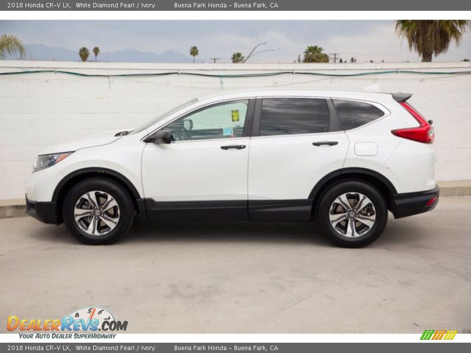 2018 Honda CR-V LX White Diamond Pearl / Ivory Photo #10