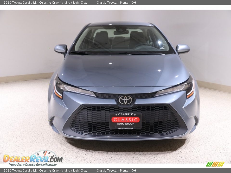 2020 Toyota Corolla LE Celestite Gray Metallic / Light Gray Photo #2
