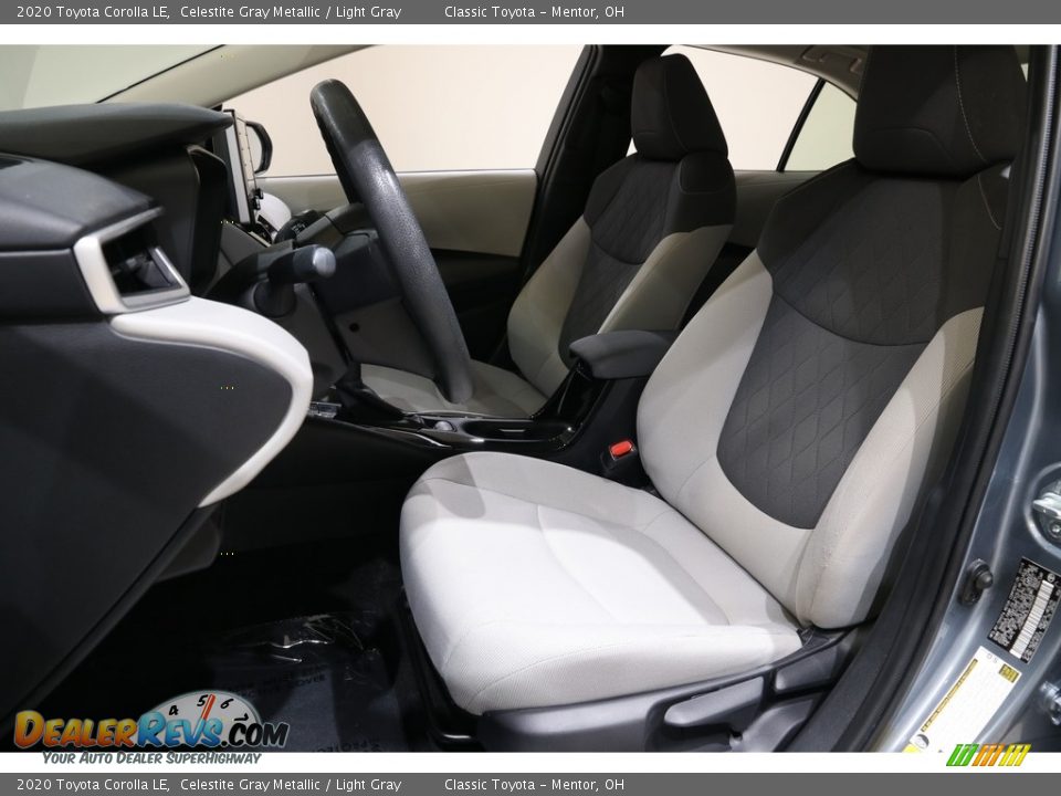 2020 Toyota Corolla LE Celestite Gray Metallic / Light Gray Photo #5