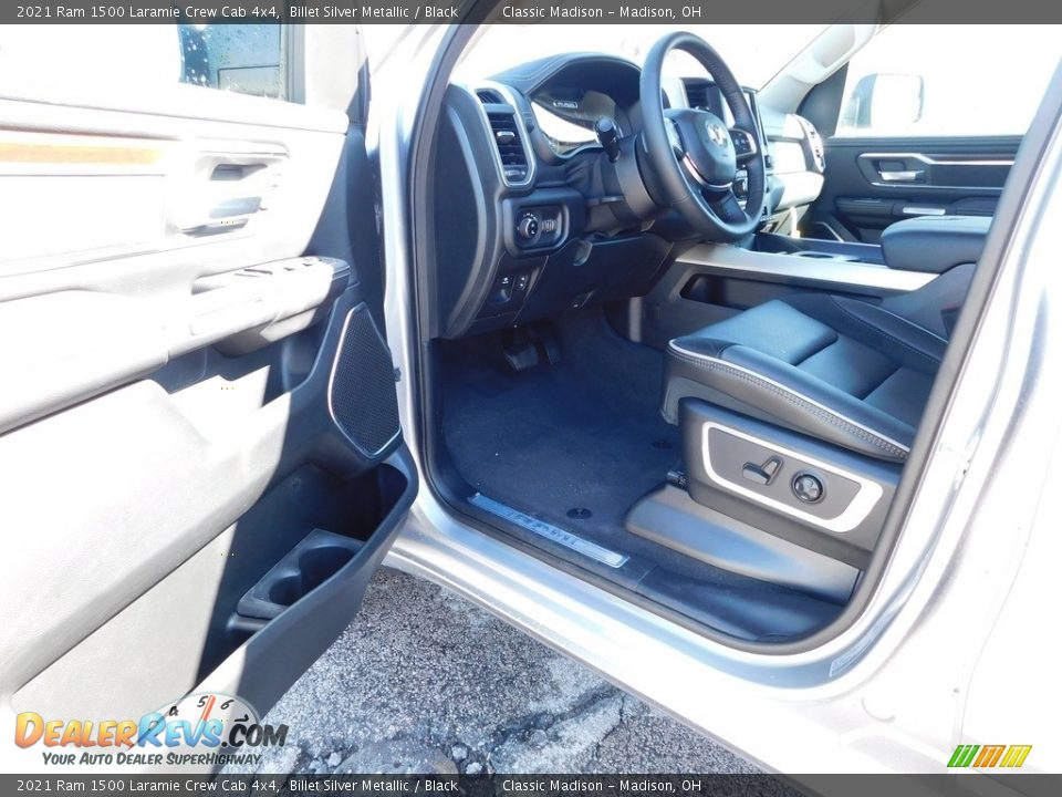 2021 Ram 1500 Laramie Crew Cab 4x4 Billet Silver Metallic / Black Photo #6