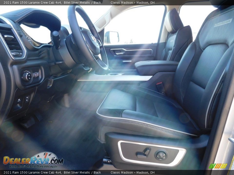2021 Ram 1500 Laramie Crew Cab 4x4 Billet Silver Metallic / Black Photo #7