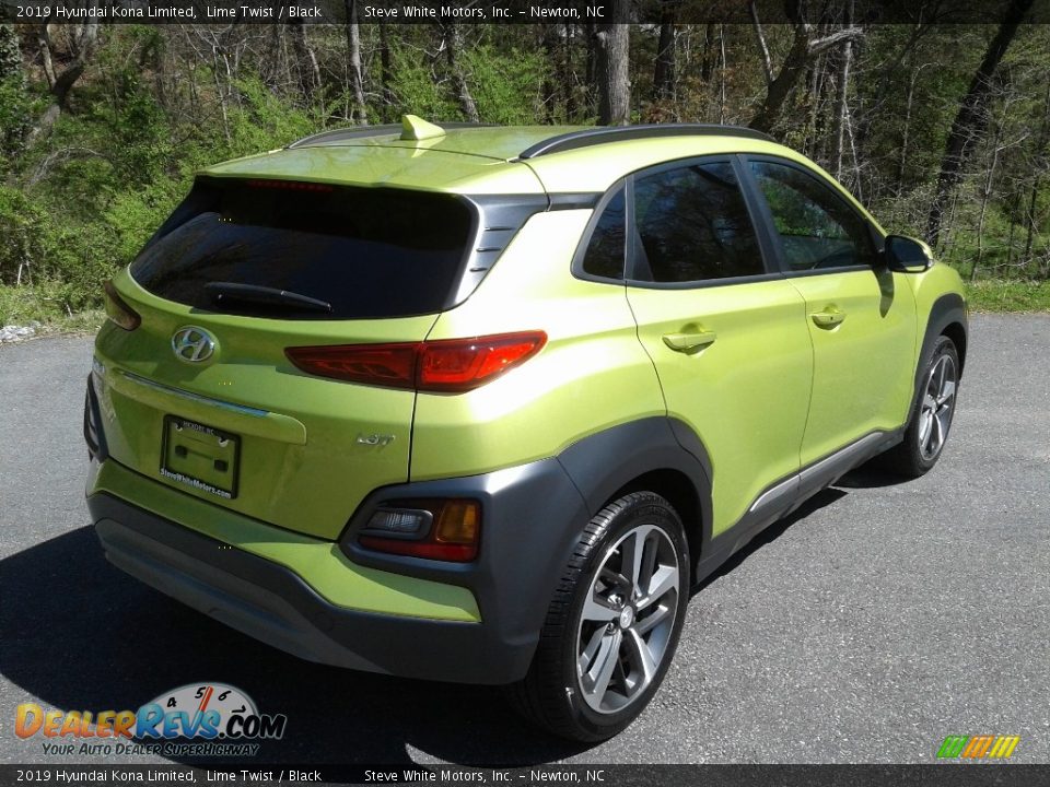 2019 Hyundai Kona Limited Lime Twist / Black Photo #7