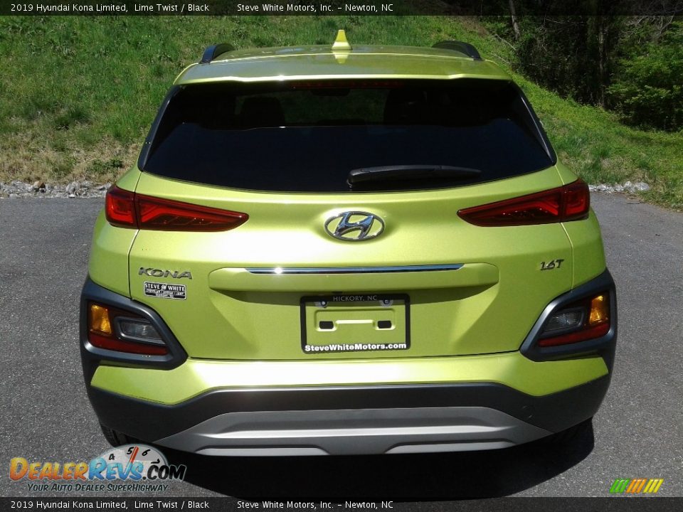 2019 Hyundai Kona Limited Lime Twist / Black Photo #8