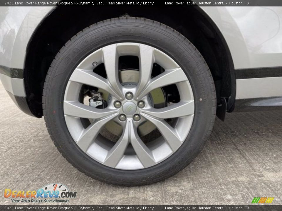 2021 Land Rover Range Rover Evoque S R-Dynamic Seoul Pearl Silver Metallic / Ebony Photo #12