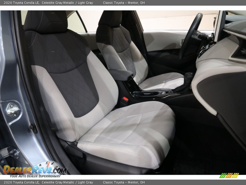 2020 Toyota Corolla LE Celestite Gray Metallic / Light Gray Photo #13