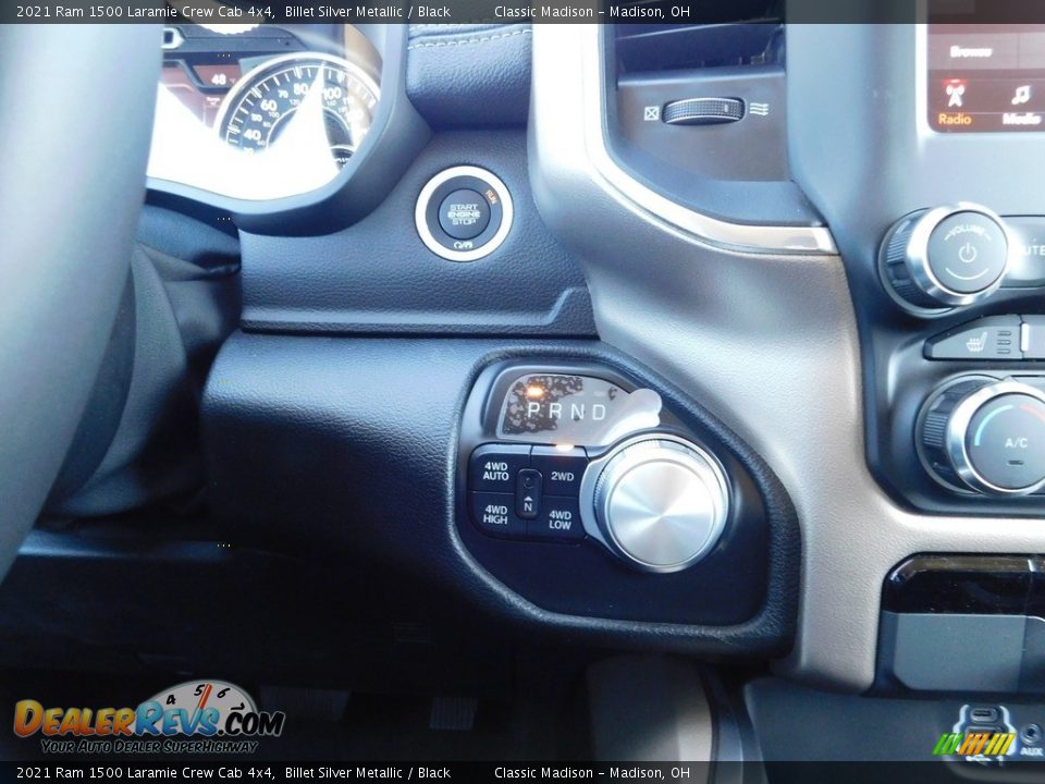 2021 Ram 1500 Laramie Crew Cab 4x4 Billet Silver Metallic / Black Photo #13
