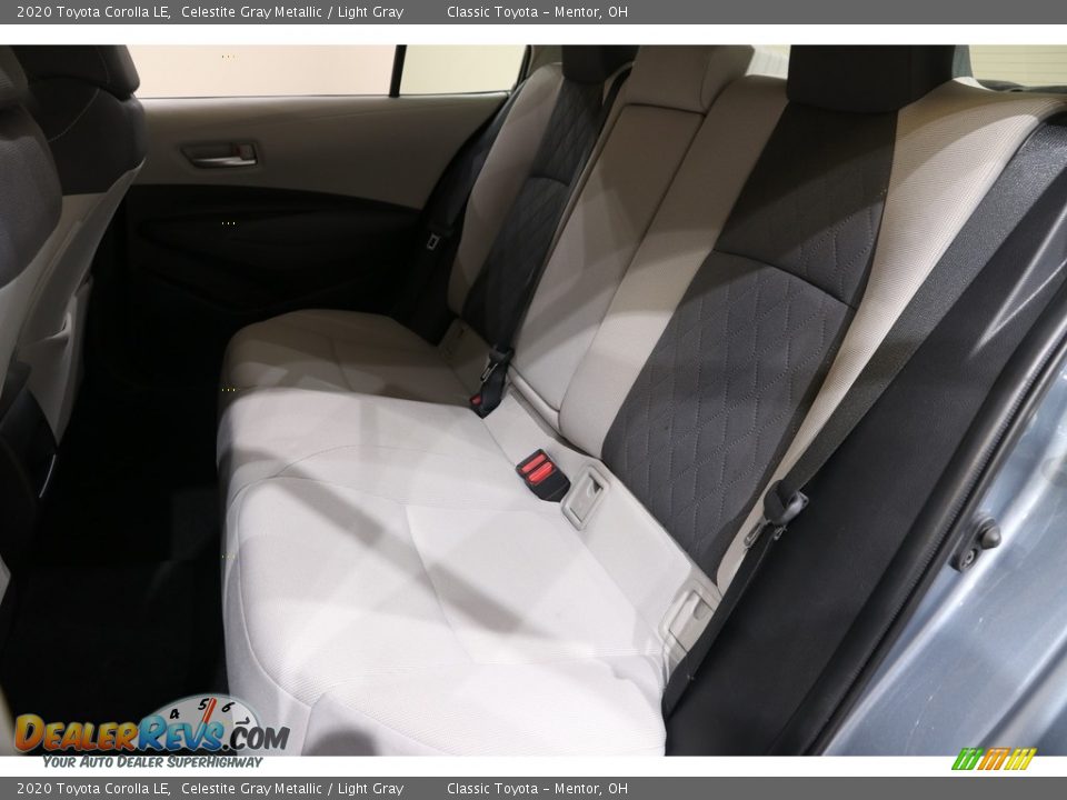 2020 Toyota Corolla LE Celestite Gray Metallic / Light Gray Photo #15