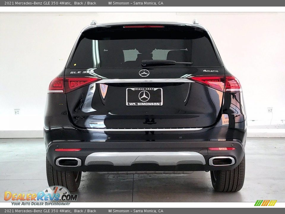 2021 Mercedes-Benz GLE 350 4Matic Black / Black Photo #3