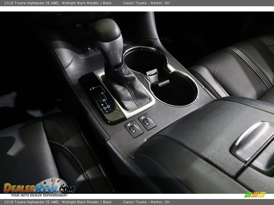 2018 Toyota Highlander SE AWD Midnight Black Metallic / Black Photo #13