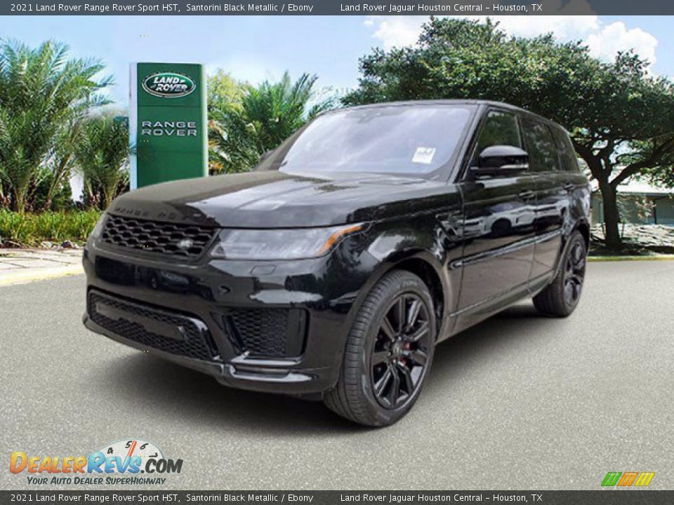 2021 Land Rover Range Rover Sport HST Santorini Black Metallic / Ebony Photo #1