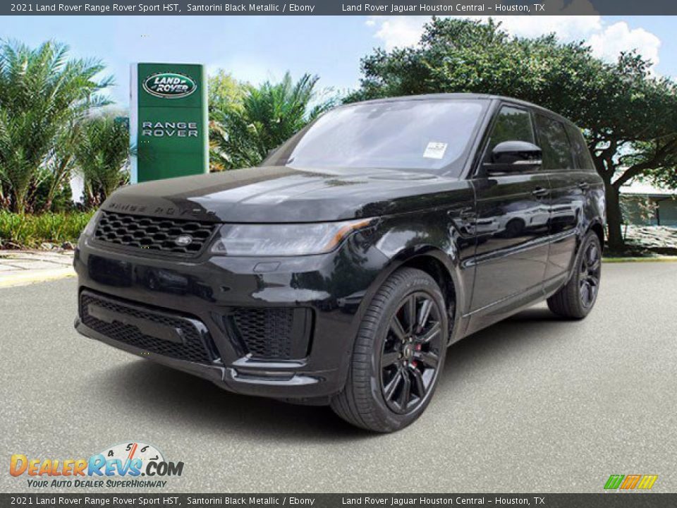 2021 Land Rover Range Rover Sport HST Santorini Black Metallic / Ebony Photo #2