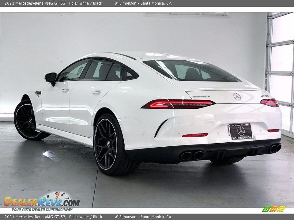 2021 Mercedes-Benz AMG GT 53 Polar White / Black Photo #2