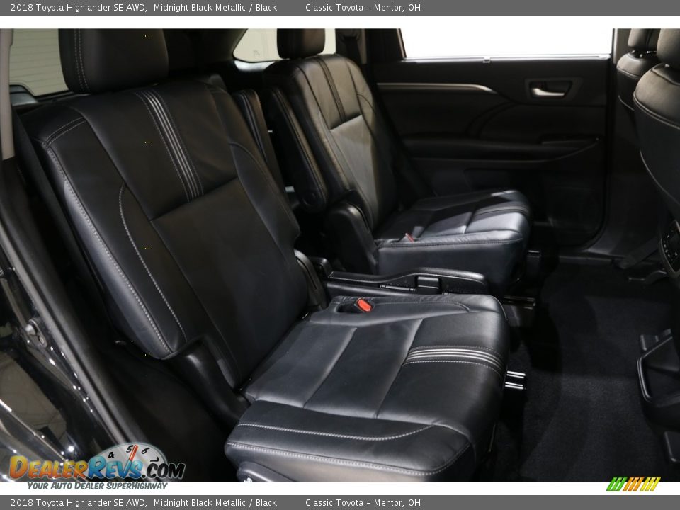 2018 Toyota Highlander SE AWD Midnight Black Metallic / Black Photo #16
