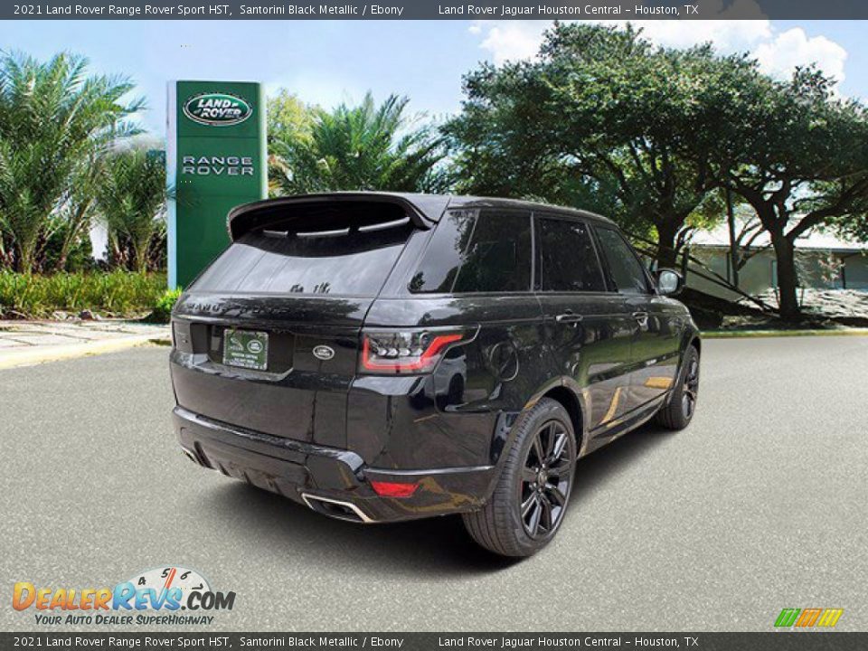 2021 Land Rover Range Rover Sport HST Santorini Black Metallic / Ebony Photo #3