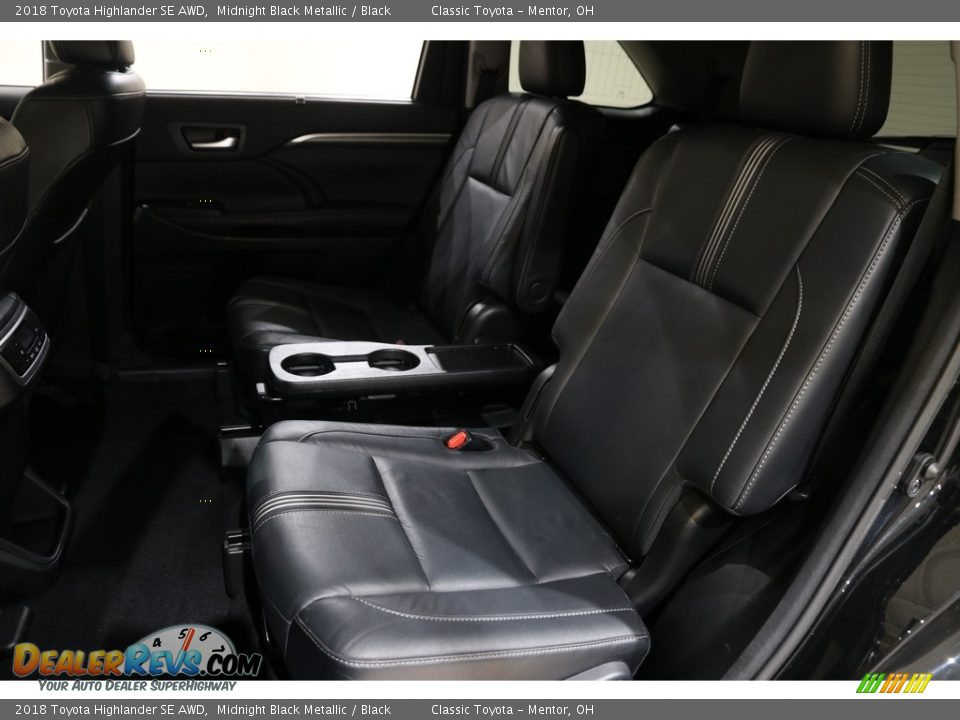 2018 Toyota Highlander SE AWD Midnight Black Metallic / Black Photo #17
