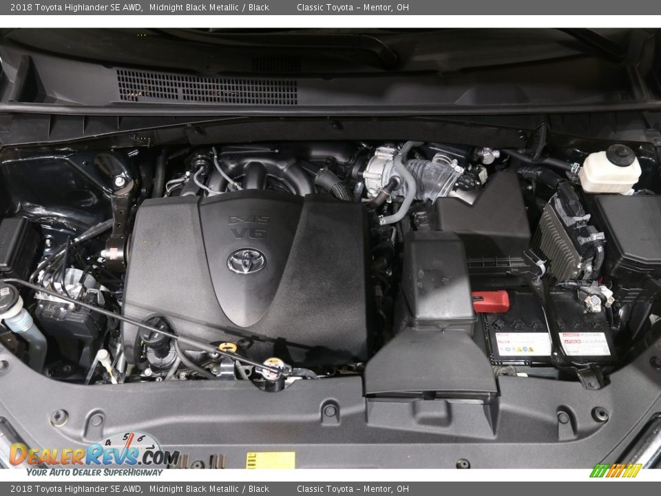 2018 Toyota Highlander SE AWD Midnight Black Metallic / Black Photo #20