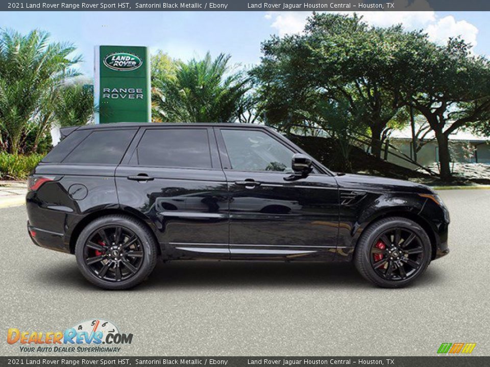 2021 Land Rover Range Rover Sport HST Santorini Black Metallic / Ebony Photo #8