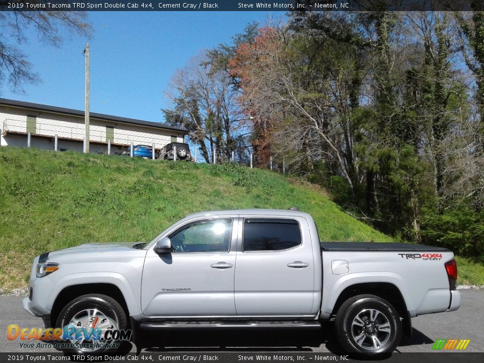 2019 Toyota Tacoma TRD Sport Double Cab 4x4 Cement Gray / Black Photo #1