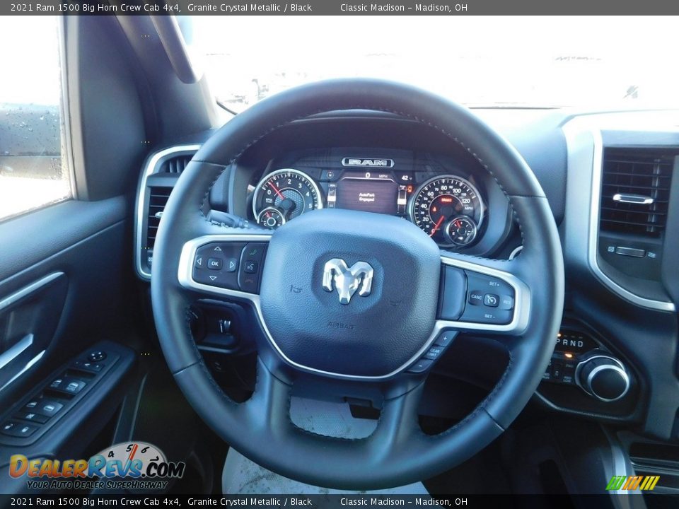 2021 Ram 1500 Big Horn Crew Cab 4x4 Granite Crystal Metallic / Black Photo #11