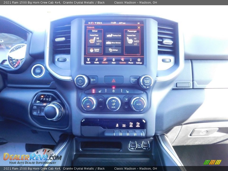 2021 Ram 1500 Big Horn Crew Cab 4x4 Granite Crystal Metallic / Black Photo #12
