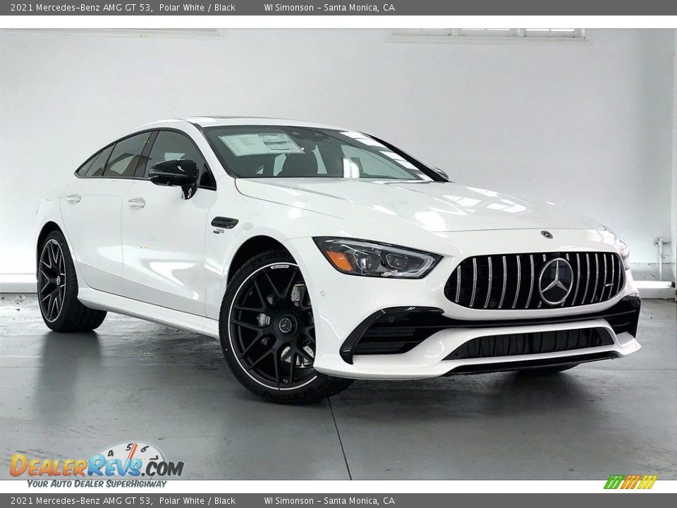 2021 Mercedes-Benz AMG GT 53 Polar White / Black Photo #10