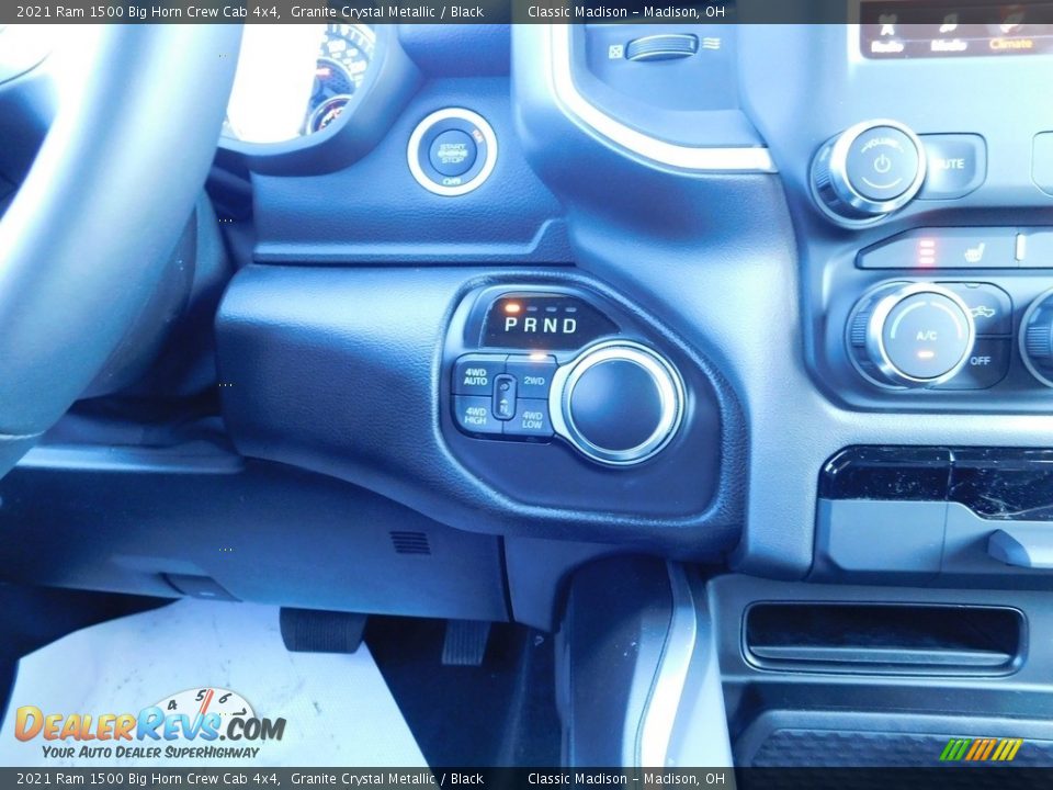 2021 Ram 1500 Big Horn Crew Cab 4x4 Granite Crystal Metallic / Black Photo #13