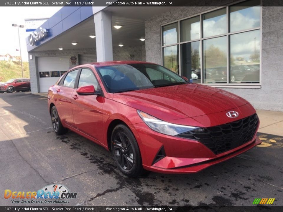 2021 Hyundai Elantra SEL Scarlet Red Pearl / Black Photo #1