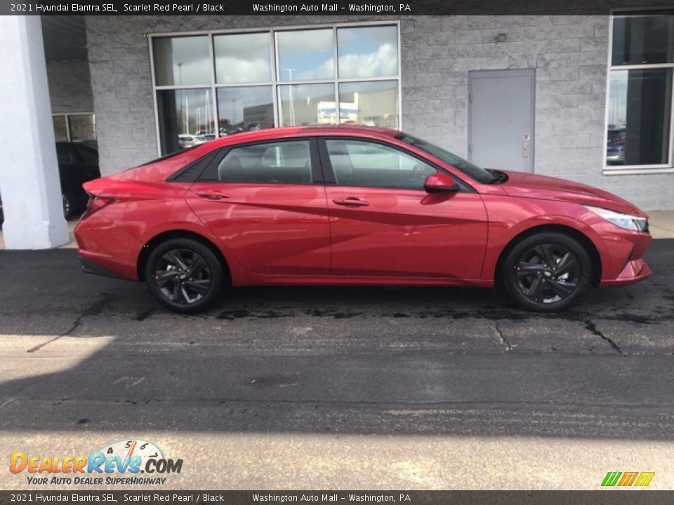 2021 Hyundai Elantra SEL Scarlet Red Pearl / Black Photo #2