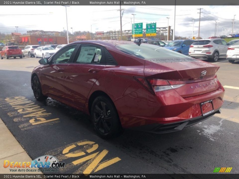 2021 Hyundai Elantra SEL Scarlet Red Pearl / Black Photo #3