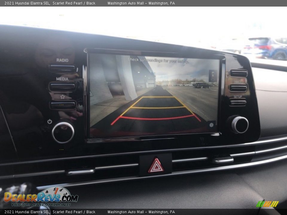 2021 Hyundai Elantra SEL Scarlet Red Pearl / Black Photo #6