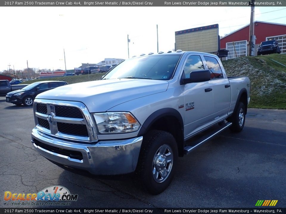 2017 Ram 2500 Tradesman Crew Cab 4x4 Bright Silver Metallic / Black/Diesel Gray Photo #1