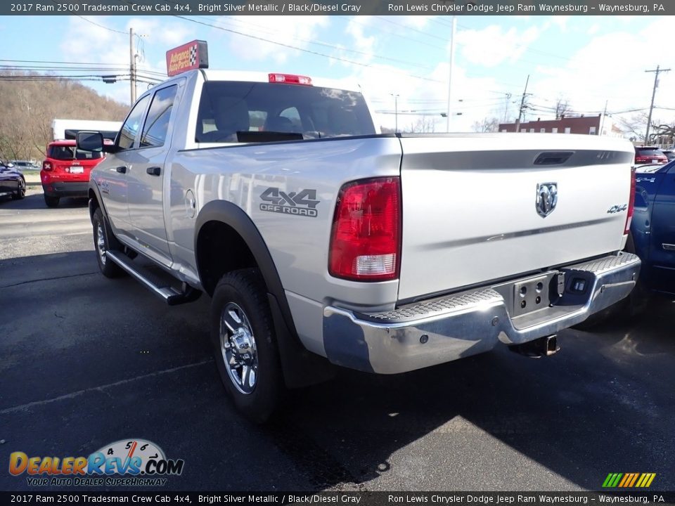 2017 Ram 2500 Tradesman Crew Cab 4x4 Bright Silver Metallic / Black/Diesel Gray Photo #3