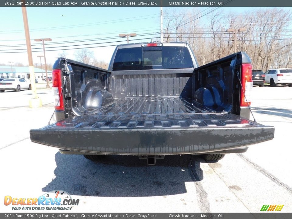 2021 Ram 1500 Big Horn Quad Cab 4x4 Granite Crystal Metallic / Diesel Gray/Black Photo #5
