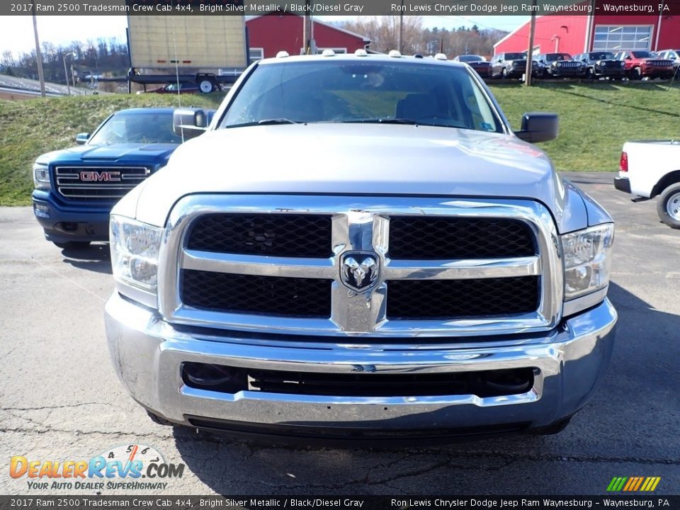 2017 Ram 2500 Tradesman Crew Cab 4x4 Bright Silver Metallic / Black/Diesel Gray Photo #7