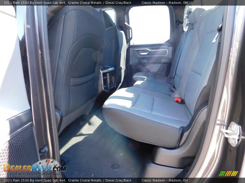 2021 Ram 1500 Big Horn Quad Cab 4x4 Granite Crystal Metallic / Diesel Gray/Black Photo #8