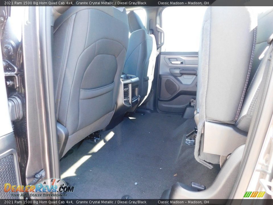 2021 Ram 1500 Big Horn Quad Cab 4x4 Granite Crystal Metallic / Diesel Gray/Black Photo #9