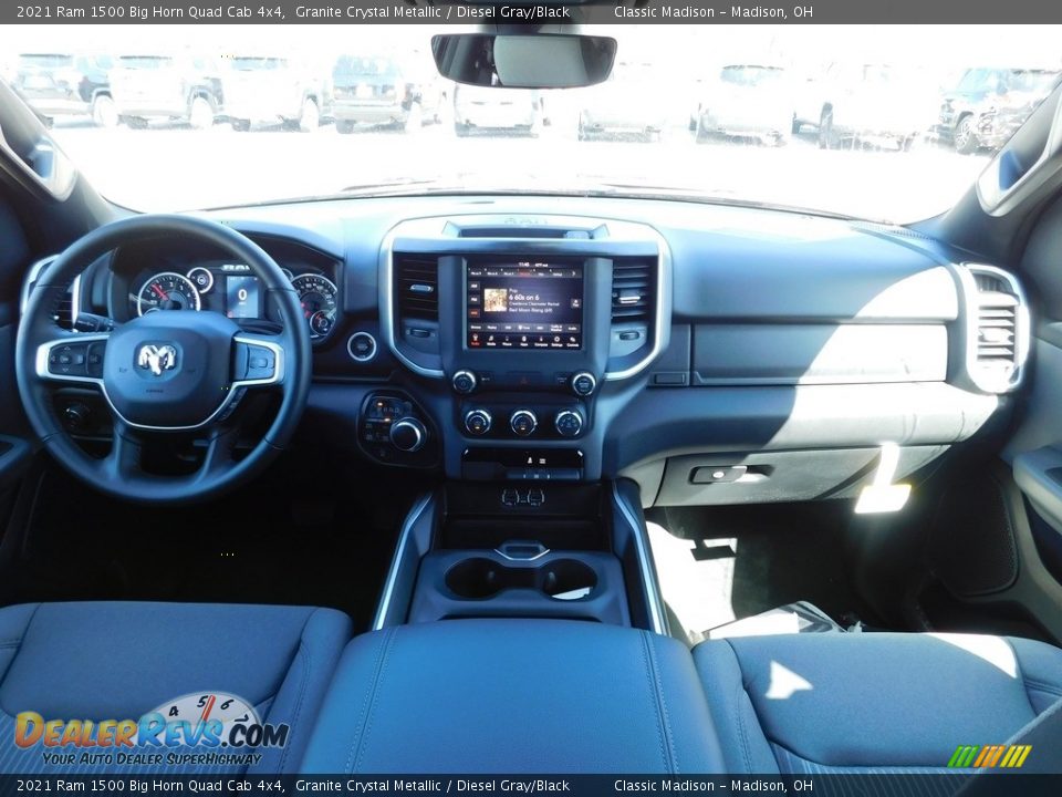 2021 Ram 1500 Big Horn Quad Cab 4x4 Granite Crystal Metallic / Diesel Gray/Black Photo #10