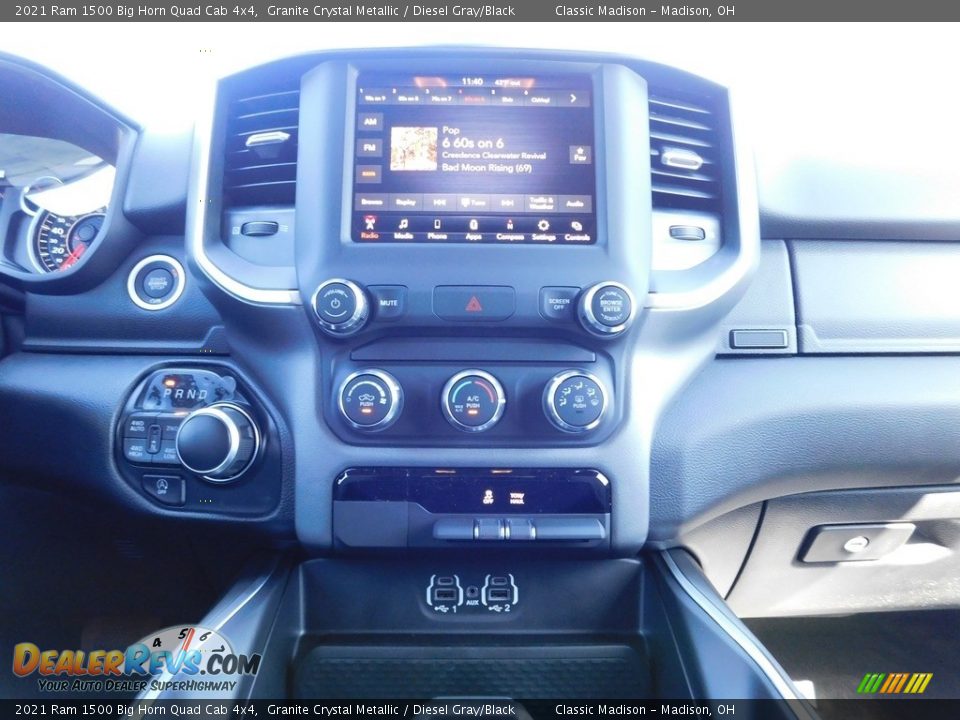 2021 Ram 1500 Big Horn Quad Cab 4x4 Granite Crystal Metallic / Diesel Gray/Black Photo #12