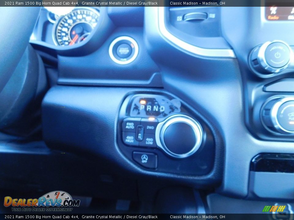 2021 Ram 1500 Big Horn Quad Cab 4x4 Granite Crystal Metallic / Diesel Gray/Black Photo #13