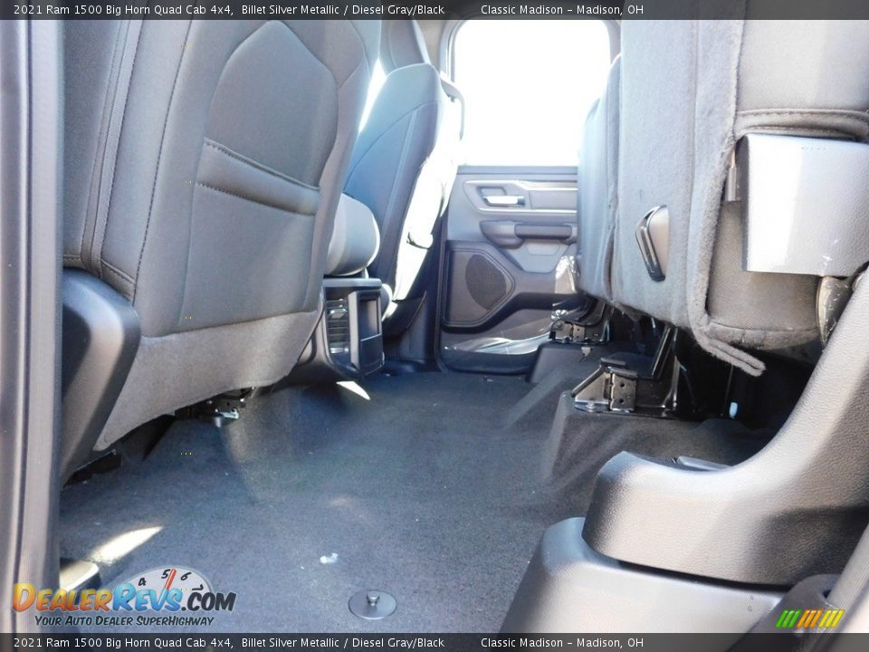 2021 Ram 1500 Big Horn Quad Cab 4x4 Billet Silver Metallic / Diesel Gray/Black Photo #10