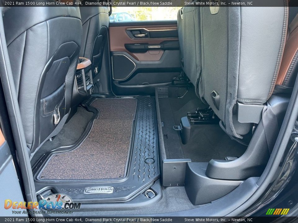 Rear Seat of 2021 Ram 1500 Long Horn Crew Cab 4x4 Photo #16