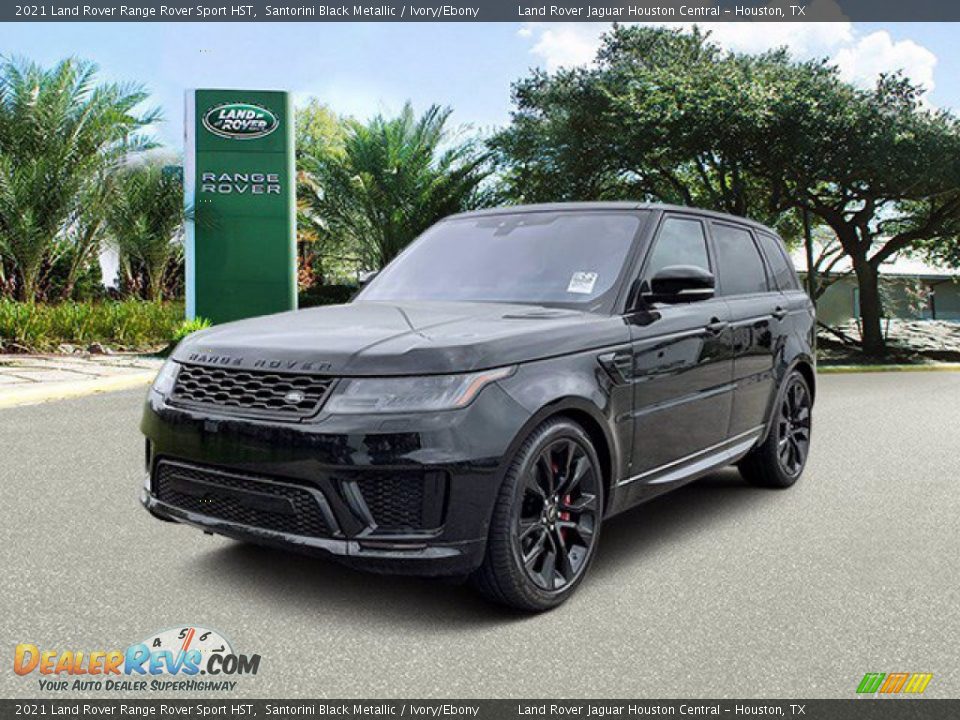 2021 Land Rover Range Rover Sport HST Santorini Black Metallic / Ivory/Ebony Photo #1