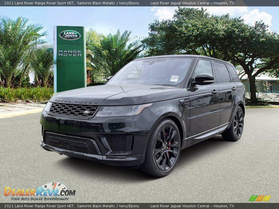 2021 Land Rover Range Rover Sport HST Santorini Black Metallic / Ivory/Ebony Photo #2