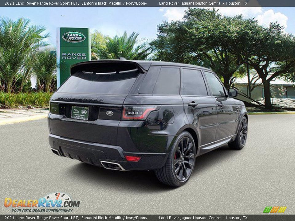 2021 Land Rover Range Rover Sport HST Santorini Black Metallic / Ivory/Ebony Photo #3