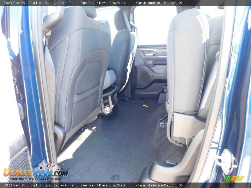 2021 Ram 1500 Big Horn Quad Cab 4x4 Patriot Blue Pearl / Diesel Gray/Black Photo #11