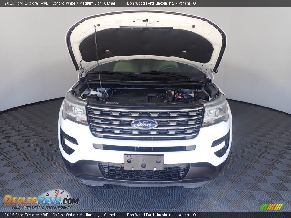 2016 Ford Explorer 4WD Oxford White / Medium Light Camel Photo #6