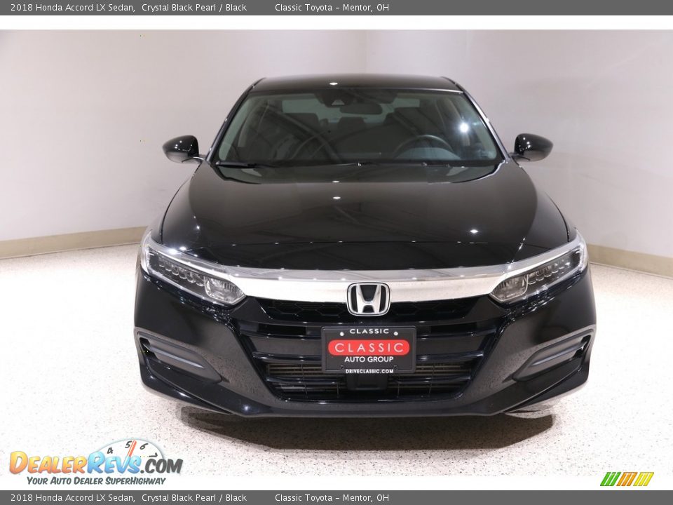 2018 Honda Accord LX Sedan Crystal Black Pearl / Black Photo #2