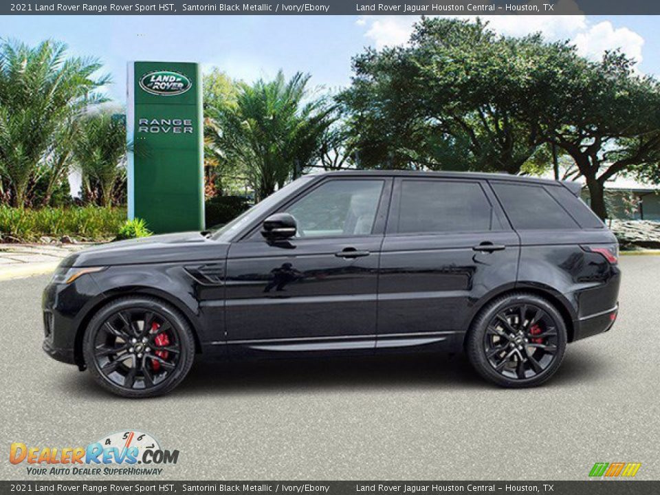 2021 Land Rover Range Rover Sport HST Santorini Black Metallic / Ivory/Ebony Photo #7