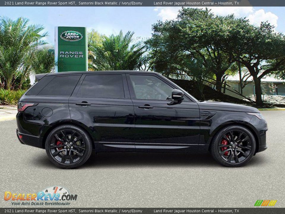 2021 Land Rover Range Rover Sport HST Santorini Black Metallic / Ivory/Ebony Photo #8