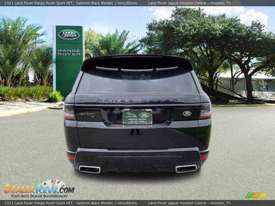 2021 Land Rover Range Rover Sport HST Santorini Black Metallic / Ivory/Ebony Photo #9